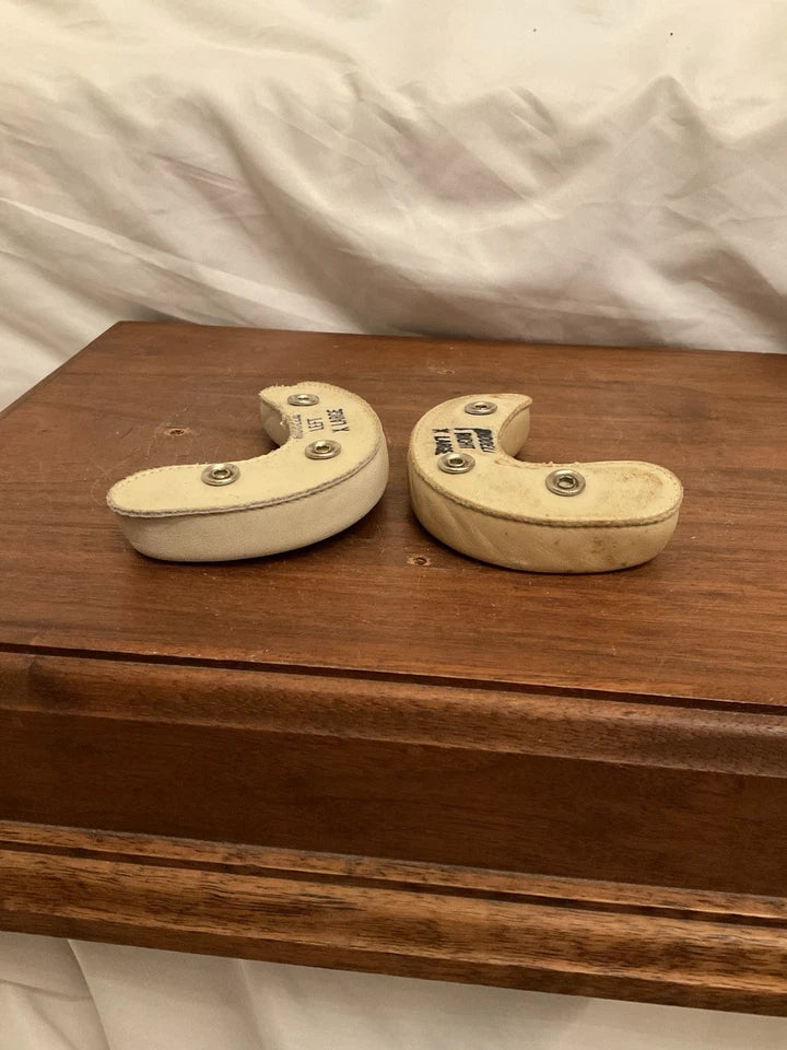 Original Vintage RIDDell XL Leather Jaw Pads RK TK Suspension Football Helmet