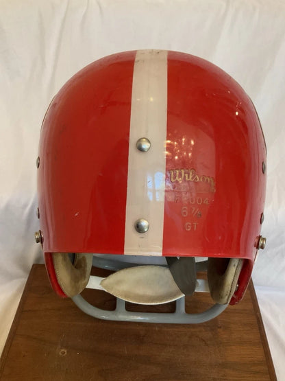 Vintage Clear Shell Wilson F2004 Suspension Football Helmet Georgia Bulldogs