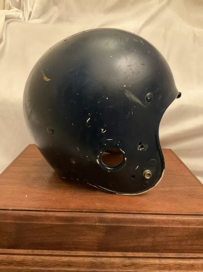 Vintage 1960s Marietta White Shell Game Used Football Helmet X-Large 7 5/8 WESTBROOKSPORTSCARDS