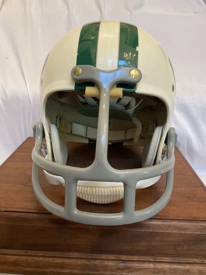 Original Riddell 1970 New York Jets Kra-Lite TK2 Game Football Helmet Snell WESTBROOKSPORTSCARDS