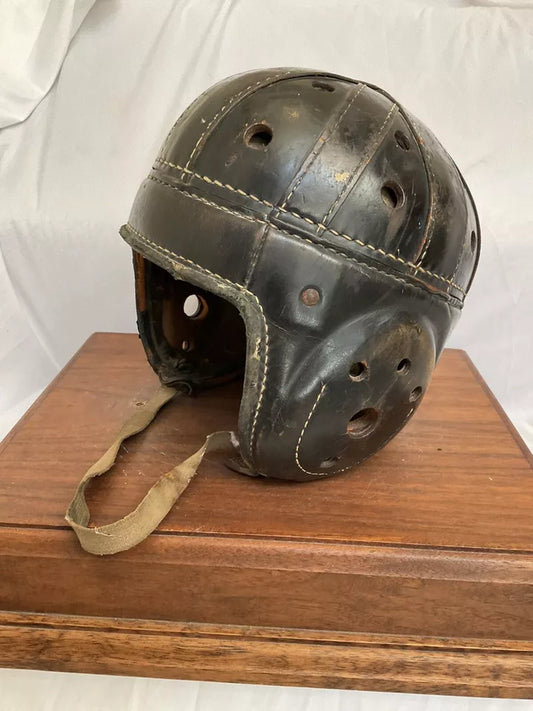 Original Wilson Authentic F2180 Leather Suspension Football Helmet Size 7 1/4 WESTBROOKSPORTSCARDS