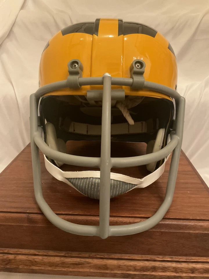 RK2 Husky Vintage Style Suspension Football Helmet Michigan Wolverines Dierdorf WESTBROOKSPORTSCARDS