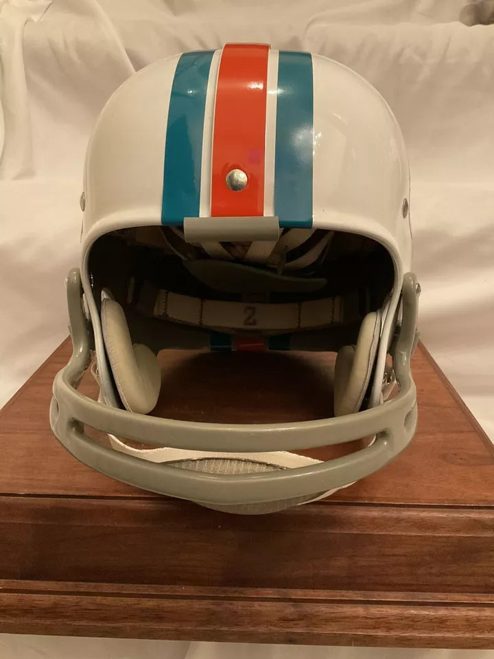 RIDDell Classic RK2 Suspension Football Helmet Miami Dolphins Bob Griese Rookie  WESTBROOKSPORTSCARDS   