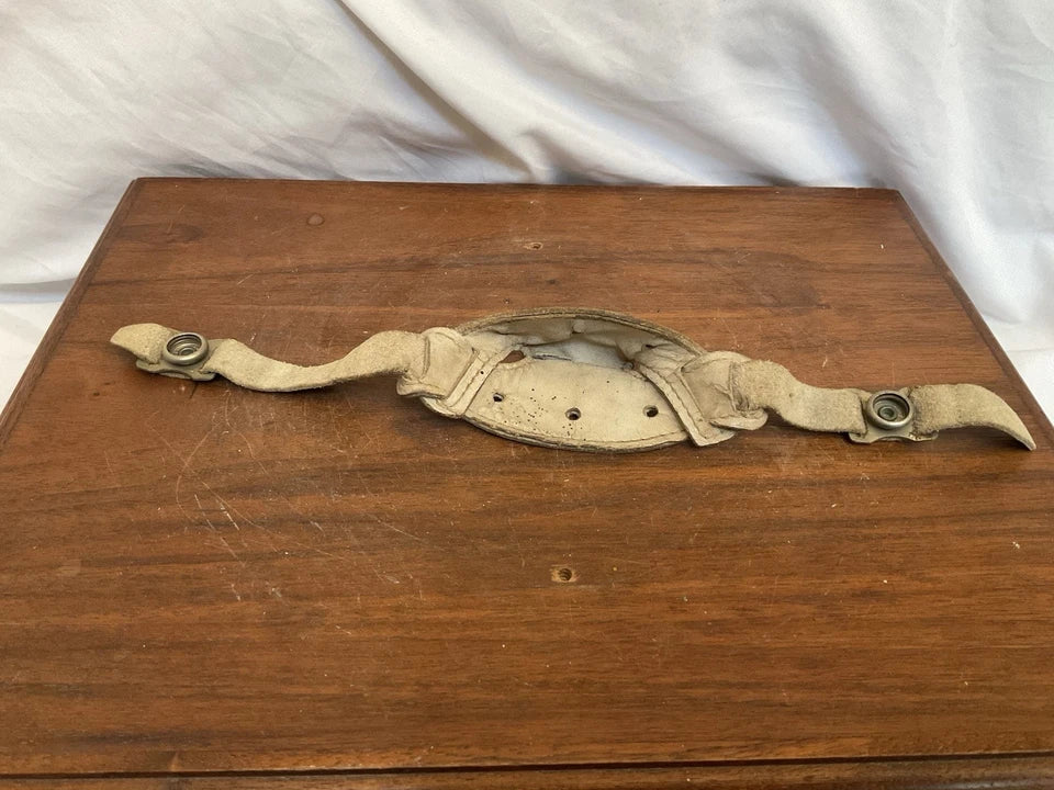 1950-60s Spalding Leather Football Helmet Chin Strap - Nice Condition WESTBROOKSPORTSCARDS