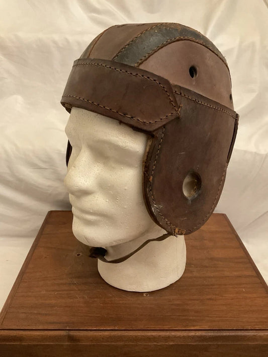 Original McKinnon H225 Authentic Leather Suspension Football Helmet WESTBROOKSPORTSCARDS
