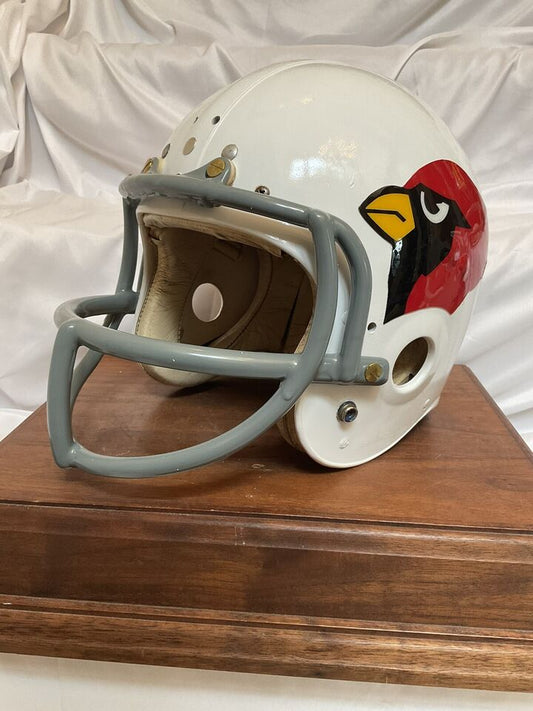 Original Vintage Wilson Football Helmet Custom St. Louis Cardinals Butterfly OPO  WESTBROOKSPORTSCARDS   