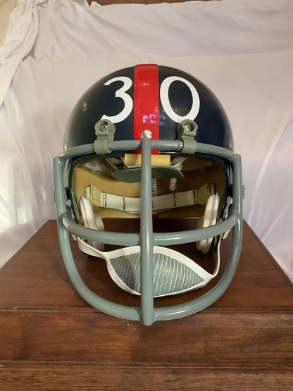 Riddell Kra-Lite TK2 Suspension Football Helmet 1970 New York Giants Ron Johnson WESTBROOKSPORTSCARDS