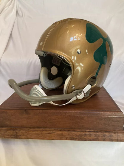 RK4 Style Football Helmet 1959 Notre Dame Fighting Irish Arched 1-bar Mask WESTBROOKSPORTSCARDS