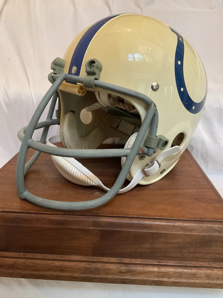 Original Riddell 1971 Baltimore Colts Kra-Lite TK2 Game Football Helmet Curtis WESTBROOKSPORTSCARDS