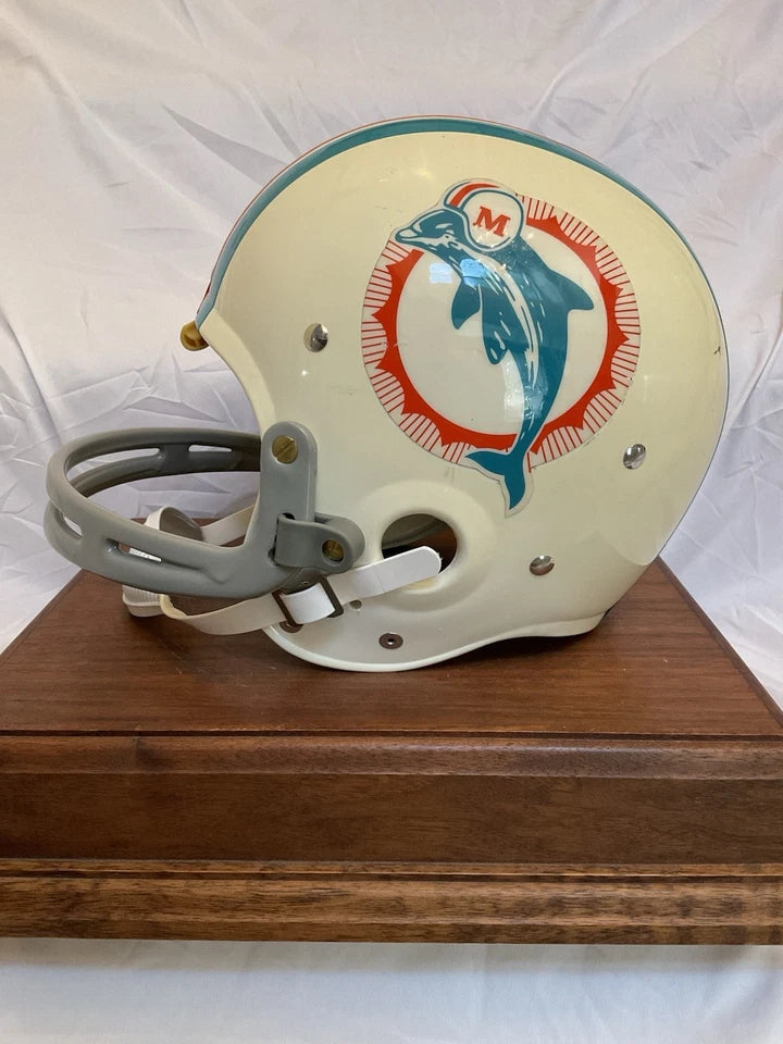 Vintage Riddell TK2 Football Helmet Miami Dolphins Bob Griese WESTBROOKSPORTSCARDS