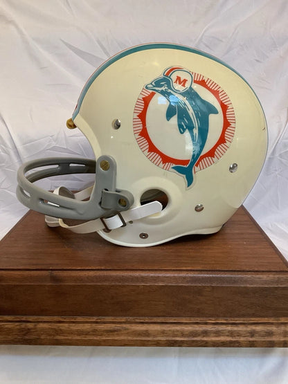 Vintage Riddell TK2 Football Helmet Miami Dolphins Bob Griese WESTBROOKSPORTSCARDS