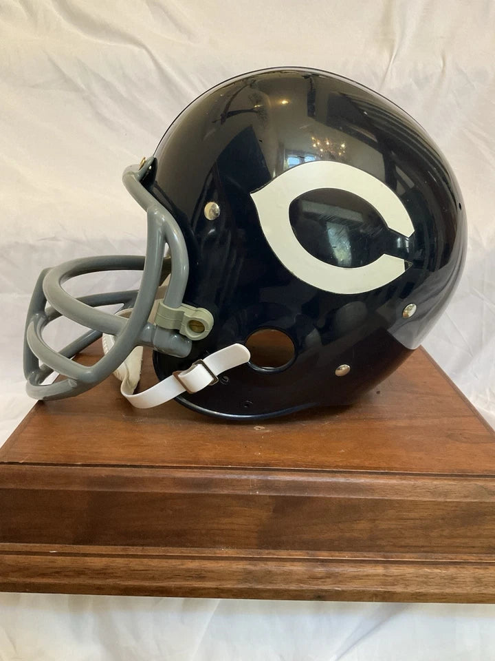 Original Riddell 1971 Chicago Bears Kra-Lite TK2 Game Football Helmet Butkus WESTBROOKSPORTSCARDS