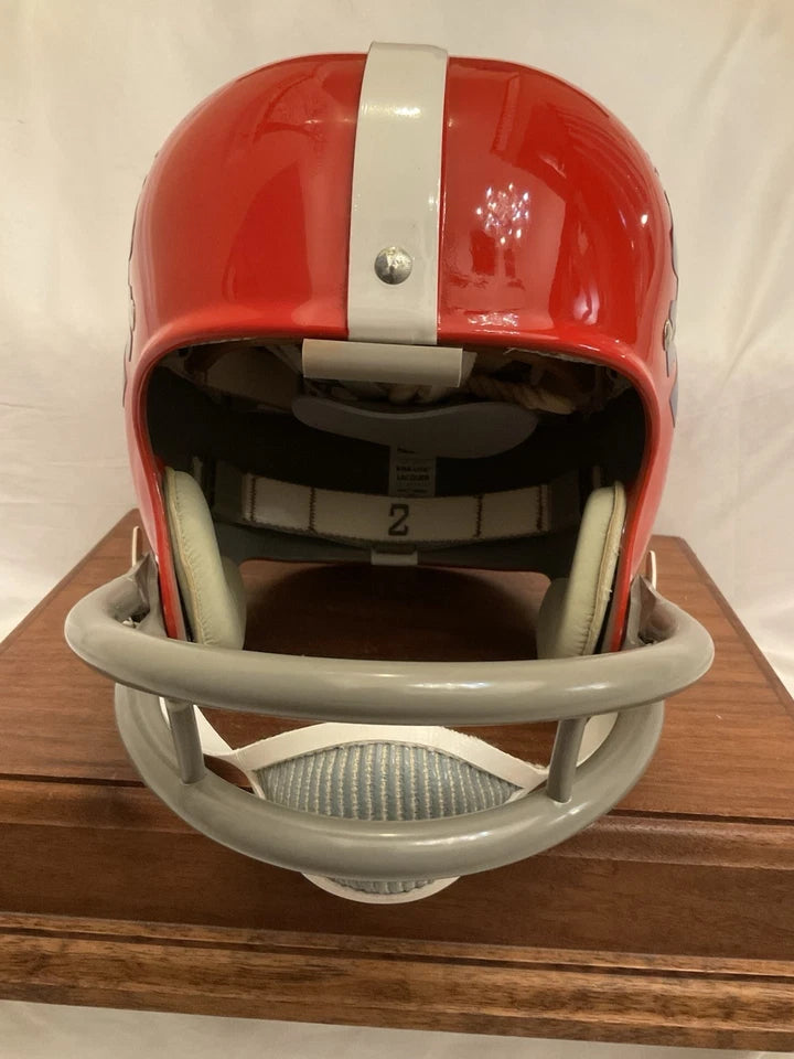 Riddell Kra-Lite RK2 Football Helmet 1962 Denver Broncos Blue Crazy Horse WESTBROOKSPORTSCARDS