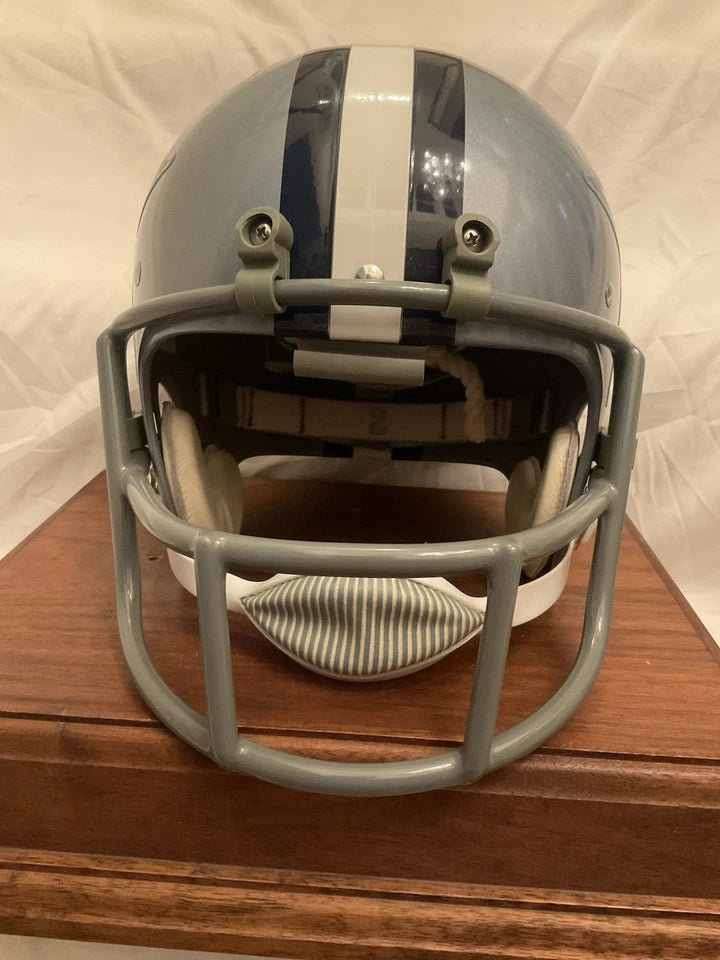 TK2 Style Football Helmet Dallas Cowboys Authentic Color Paint Bob Hayes Tribute WESTBROOKSPORTSCARDS