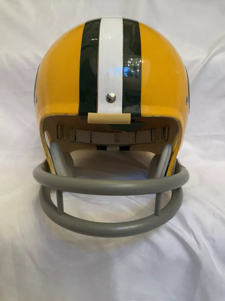 Vintage Riddell Kra-Lite TK2 Football Helmet Green Bay Packers Jim Taylor  WESTBROOKSPORTSCARDS   