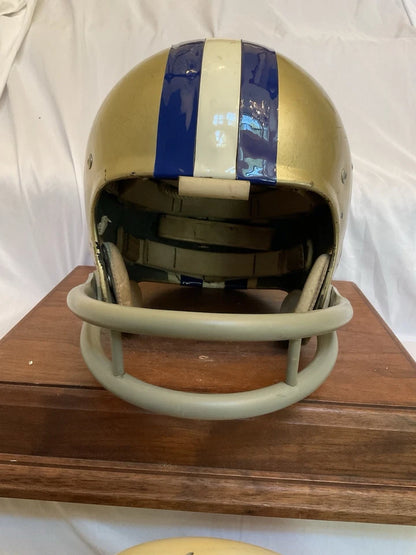Vintage Riddell 1968 RAC-H2 Kra-Lite Football Helmet Custom 1969 NFL Pro Bowl WESTBROOKSPORTSCARDS