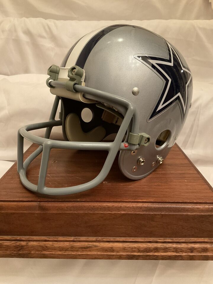 TK2 Style Dallas Cowboys Suspension Football Helmet Danny White OPO Mask  WESTBROOKSPORTSCARDS   