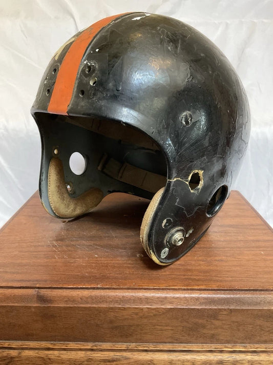 Riddell Kra-Lite TK5 Used Cracked Early 60s Suspension Football Helmet Size7 3/8 WESTBROOKSPORTSCARDS