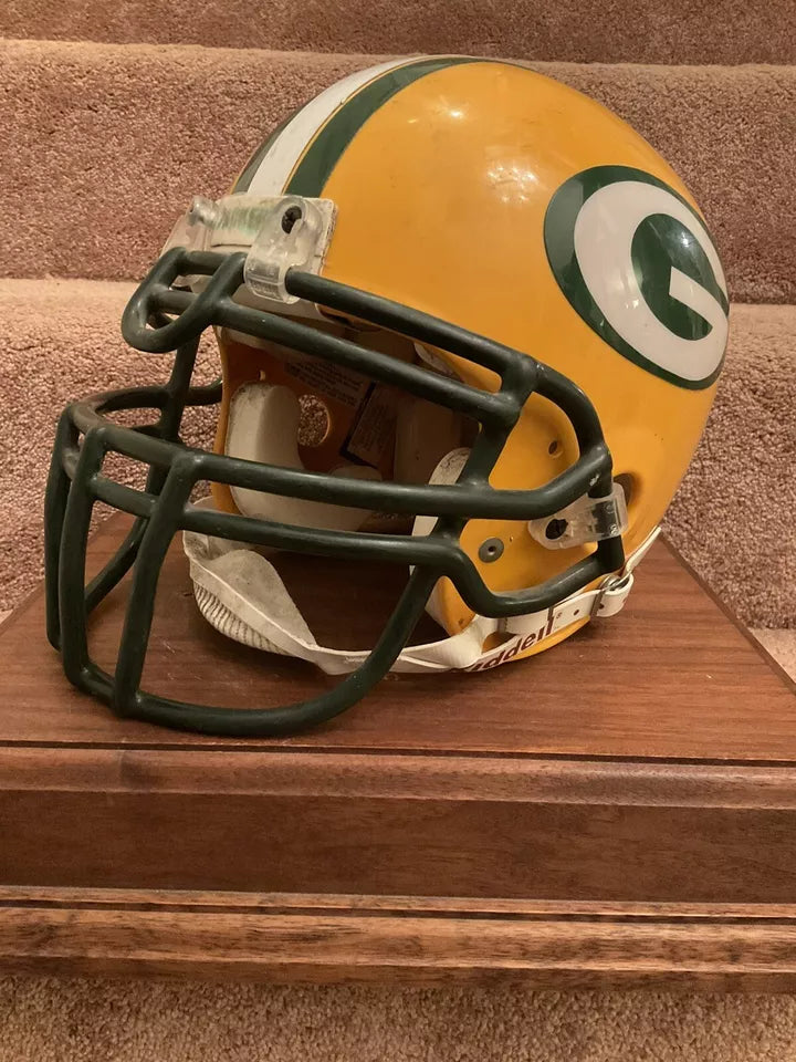 2002 Green Bay Packers RIddell VSR-4 Football Helmet Vintage Game Used WESTBROOKSPORTSCARDS