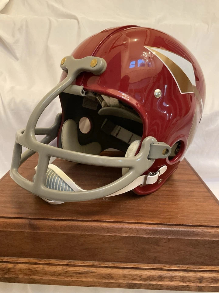 RK2 Style Football Helmet 1969 Washington Redskins Spear Cardinal Color DG-120