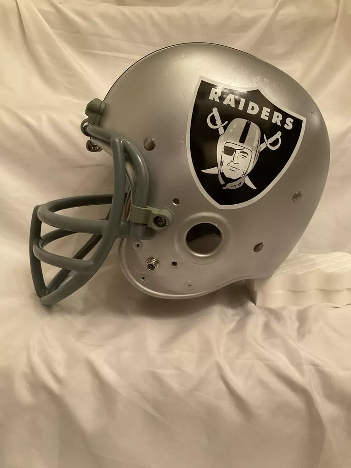 Original Vintage RIDDell Kra-Lite RK2 Suspension Football Helmet Oakland Raiders  WESTBROOKSPORTSCARDS   