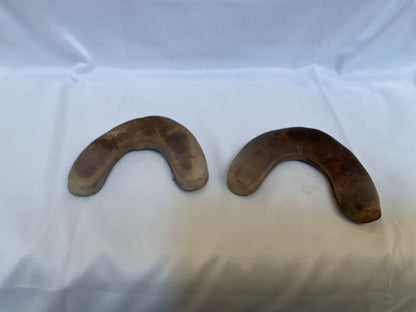 1960s Authentic Vintage Wilson Big U Football Helmet Jaw Pads still pliable  WESTBROOKSPORTSCARDS   