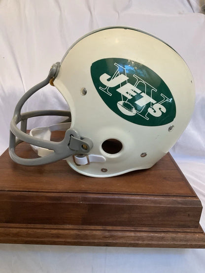 Original Riddell 1970 New York Jets Kra-Lite TK2 Game Football Helmet Snell WESTBROOKSPORTSCARDS