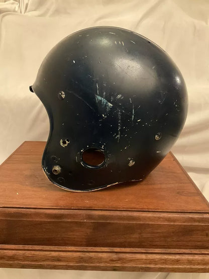 Vintage 1960s Marietta White Shell Game Used Football Helmet X-Large 7 5/8 WESTBROOKSPORTSCARDS