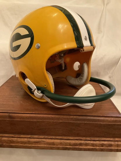 Vintage Riddell Kra-Lite TK2 Football Helmet Green Bay Packers Green Mask