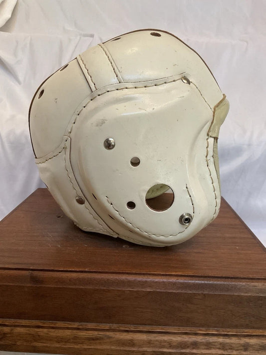 MacGregor Authentic H612 Leather Suspension Football Helmet X-Large Size Nice! WESTBROOKSPORTSCARDS