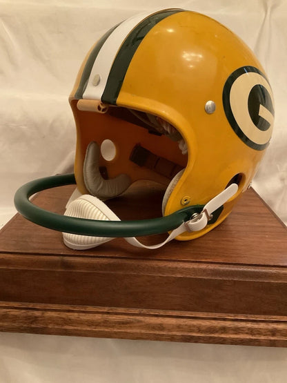 Vintage Riddell Kra-Lite TK2 Football Helmet Green Bay Packers Green Mask