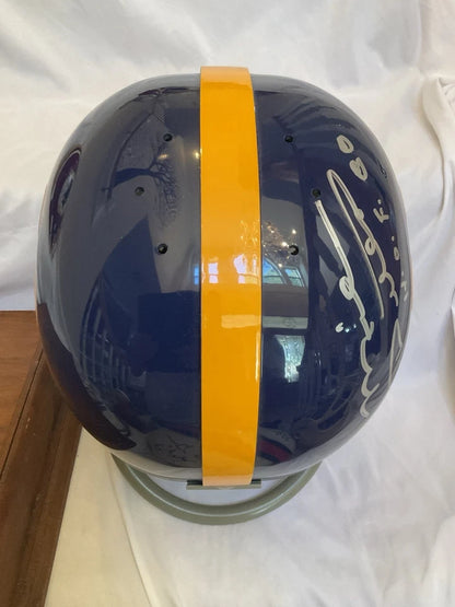 RK2 Style Football Helmet Custom 1960 Pittsburgh Panthers Mike Ditka Autographed WESTBROOKSPORTSCARDS