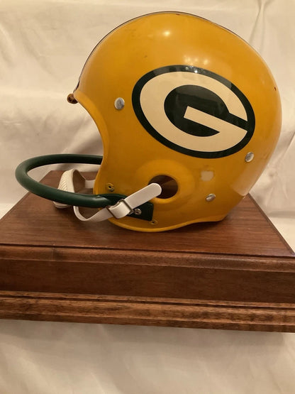 Vintage Riddell Kra-Lite TK2 Football Helmet Green Bay Packers Green Mask