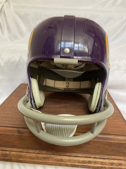 Riddell Kra-Lite RK2 Football Helmet Minnesota Vikings Fran Tarkenton Autograph WESTBROOKSPORTSCARDS