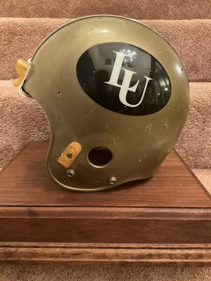 Vintage Game Used 1993 Lehigh University RIddell Football Helmet Rare ACE-1? WESTBROOKSPORTSCARDS