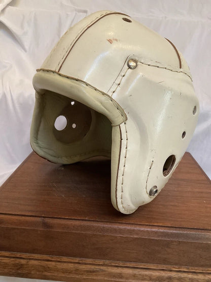 MacGregor Authentic H612 Leather Suspension Football Helmet X-Large Size Nice! WESTBROOKSPORTSCARDS