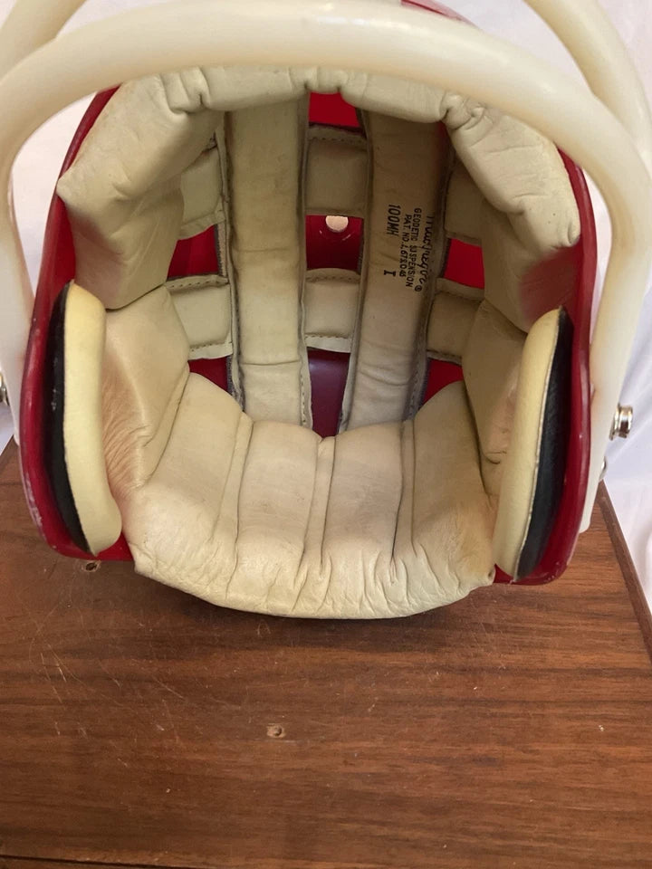 Arkansas Razorbacks 1969 MacGregor Clear Shell Football Helmet Montgomery WESTBROOKSPORTSCARDS