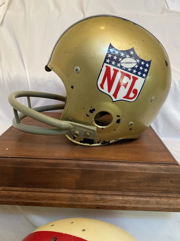 Vintage Riddell 1968 RAC-H2 Kra-Lite Football Helmet Custom 1969 NFL Pro Bowl WESTBROOKSPORTSCARDS