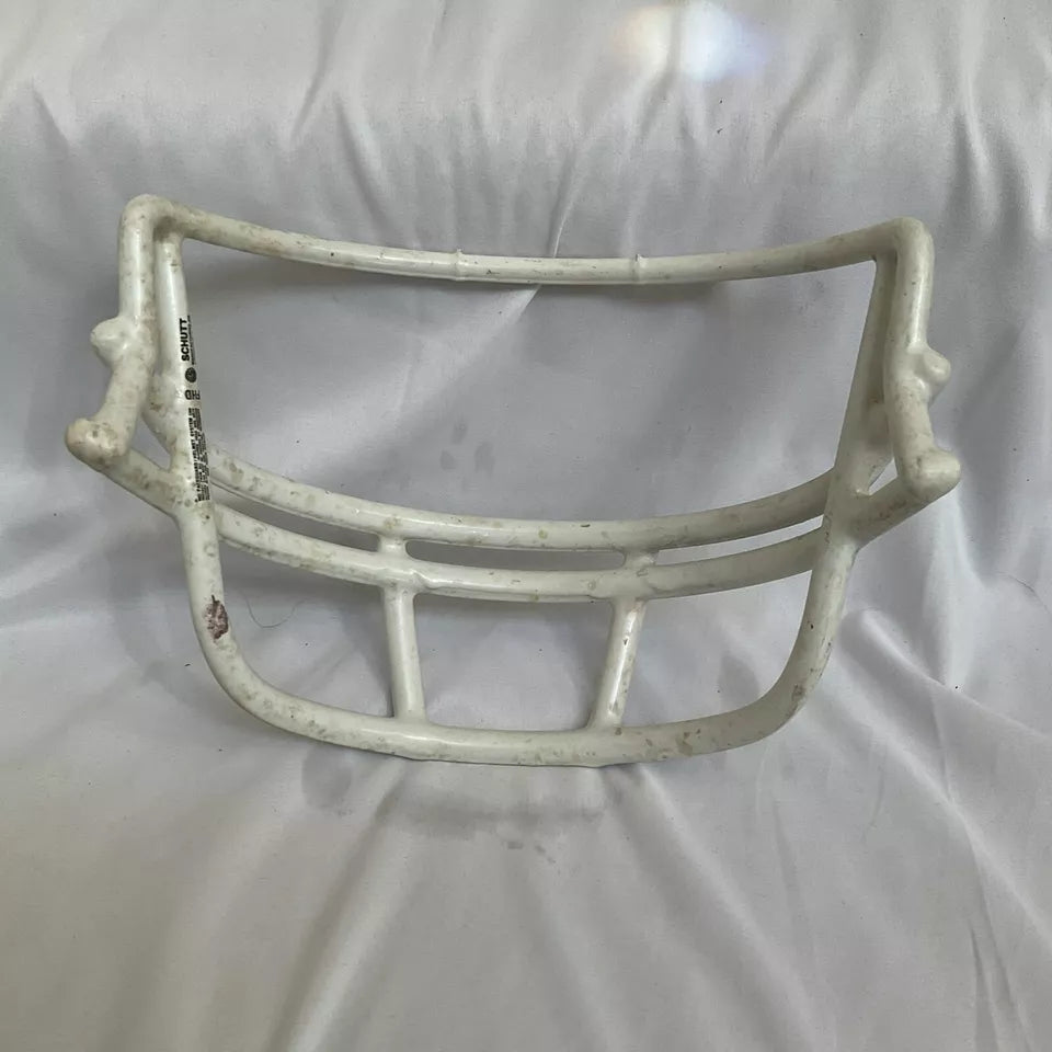 Vintage Original Schutt OPO-DW Large Red Dot White Football Helmet Facemask WESTBROOKSPORTSCARDS