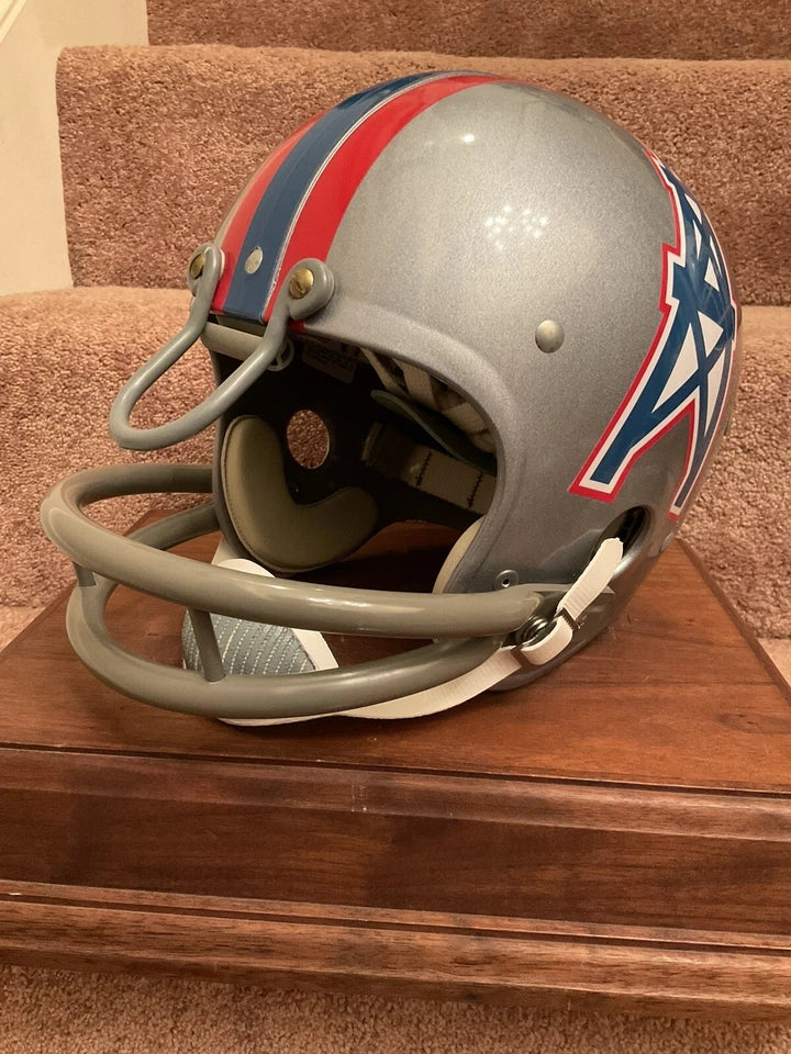 Vintage TK-2 Style Football Helmet 1970 Houston Oilers George Webster