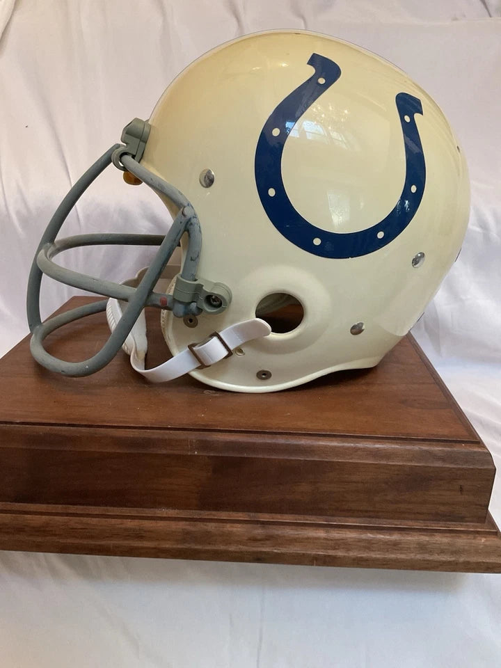 Original Riddell 1971 Baltimore Colts Kra-Lite TK2 Game Football Helmet Curtis WESTBROOKSPORTSCARDS