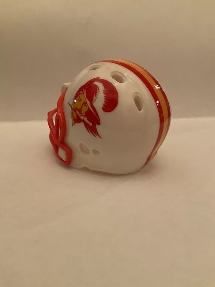 Tampa Bay Buccaneers Swashbuckler Custom Riddell Throwback Pocket Pro Helmet  WESTBROOKSPORTSCARDS   