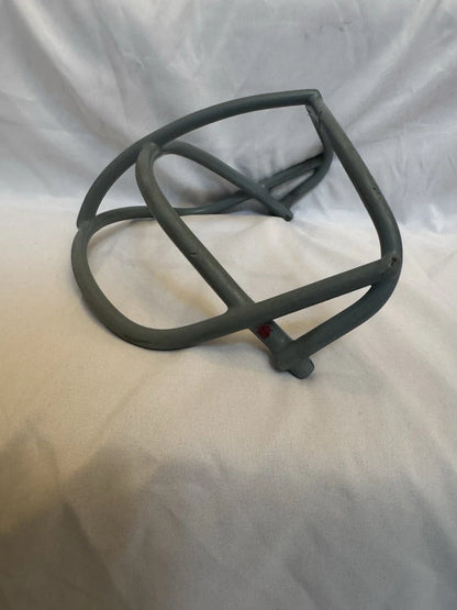 Vintage Schutt 1969 NOP Large Red Dot Gray Football Helmet Face Mask- Rare! WESTBROOKSPORTSCARDS