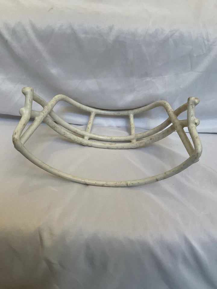 Vintage Original Schutt OPO-DW X-Large Green Dot White Football Helmet Facemask WESTBROOKSPORTSCARDS