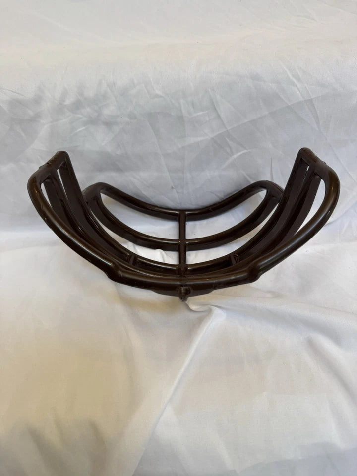 Vintage Riddell 1990s DoubleWire Kra-Lite NJOP Brown Football Helmet Facemask WESTBROOKSPORTSCARDS