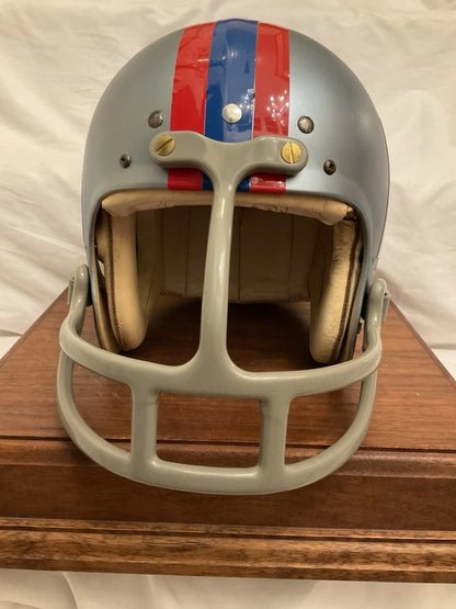 Original Vintage Wilson Football Helmet Custom 1969 - 1970 Houston Oilers