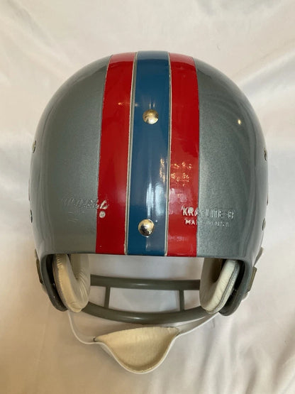 Original Riddell 1970 Houston Oilers Kra-Lite-8 TK2 Game Football Helmet WESTBROOKSPORTSCARDS