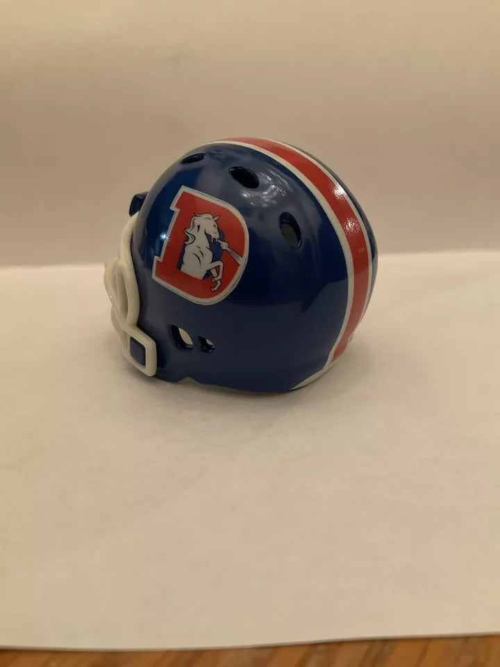 Denver Broncos Custom Riddell Throwback Pocket Pro Helmet  WESTBROOKSPORTSCARDS   