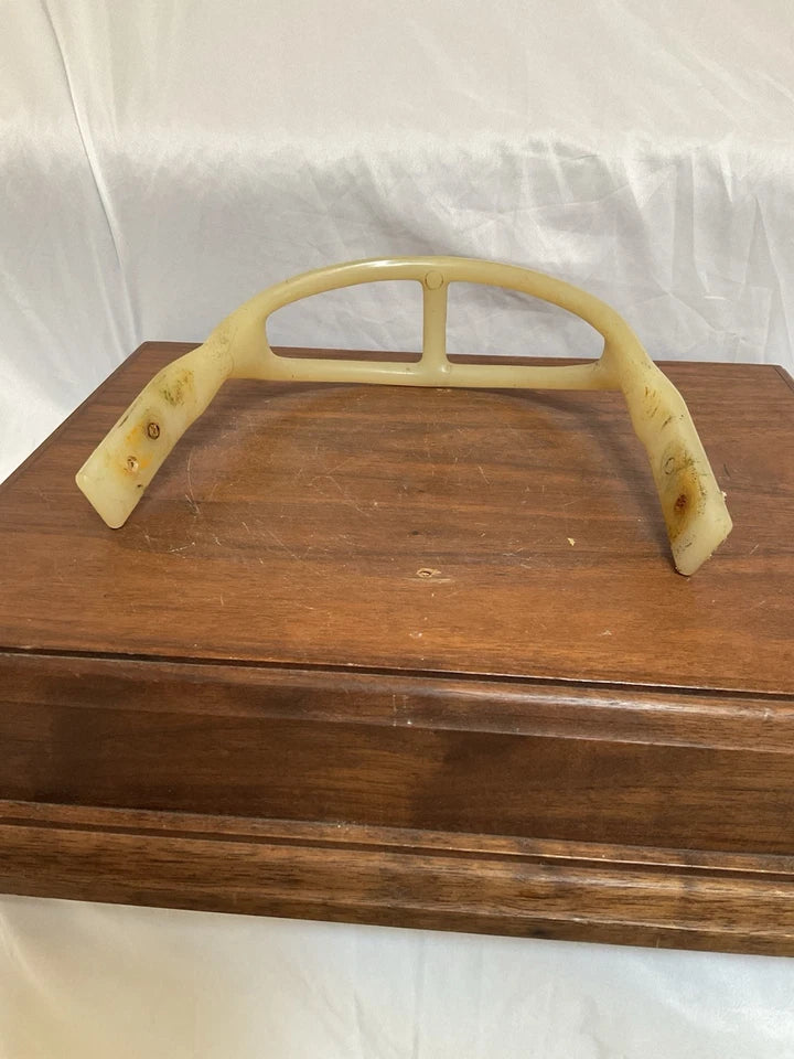 1960's Vintage ORIGINAL MacGregor 2-Bar Kra-Lite Facemask - Suspension Helmet WESTBROOKSPORTSCARDS