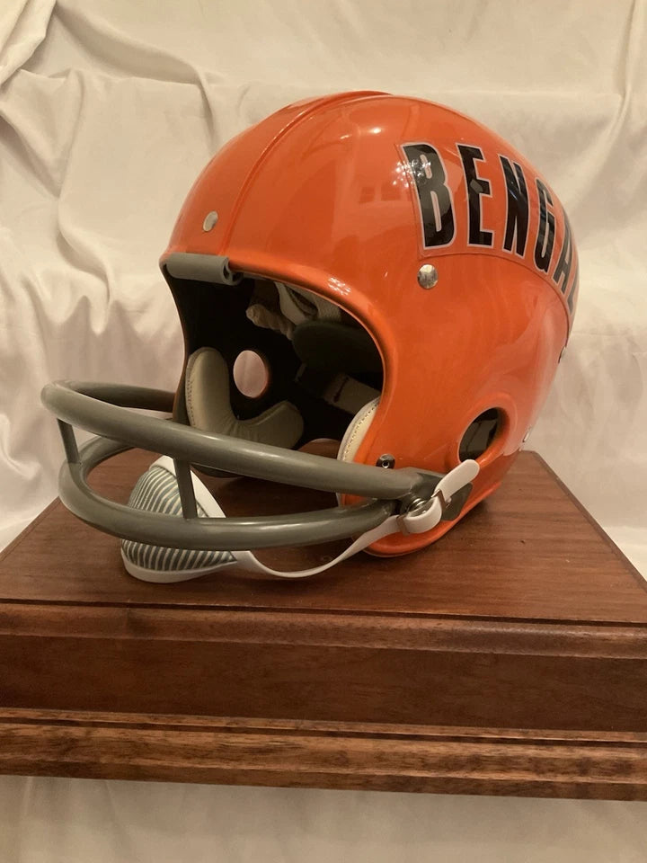 RK2 Style Football Helmet Cincinnati Bengals Custom BD-9 Style Facemask WESTBROOKSPORTSCARDS